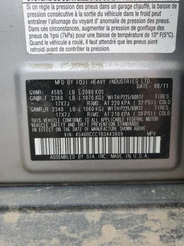 Photo 13 VIN: 4S4BRCCC1B3443809 - SUBARU OUTBACK 