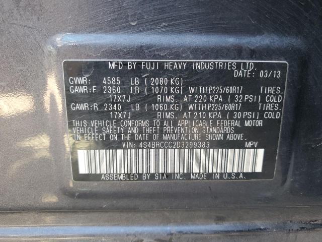 Photo 12 VIN: 4S4BRCCC2D3299383 - SUBARU OUTBACK 