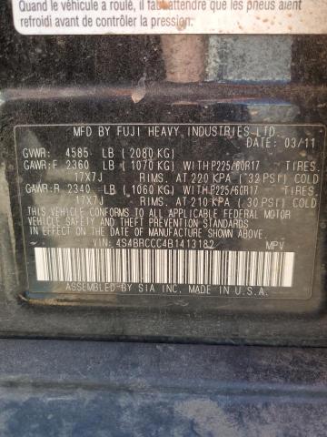 Photo 11 VIN: 4S4BRCCC4B1413182 - SUBARU OUTBACK 