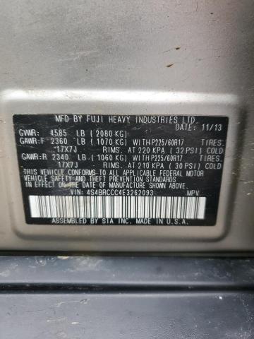 Photo 12 VIN: 4S4BRCCC4E3262093 - SUBARU OUTBACK 