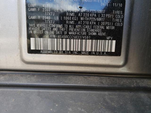 Photo 11 VIN: 4S4BRCCC5B3374591 - SUBARU OUTBACK 