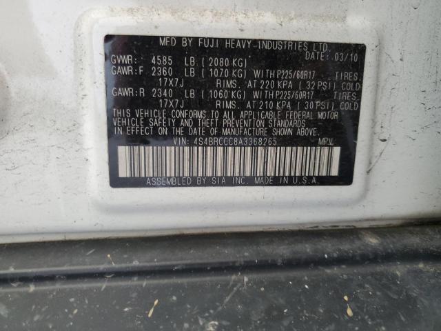 Photo 12 VIN: 4S4BRCCC8A3368265 - SUBARU OUTBACK 2. 