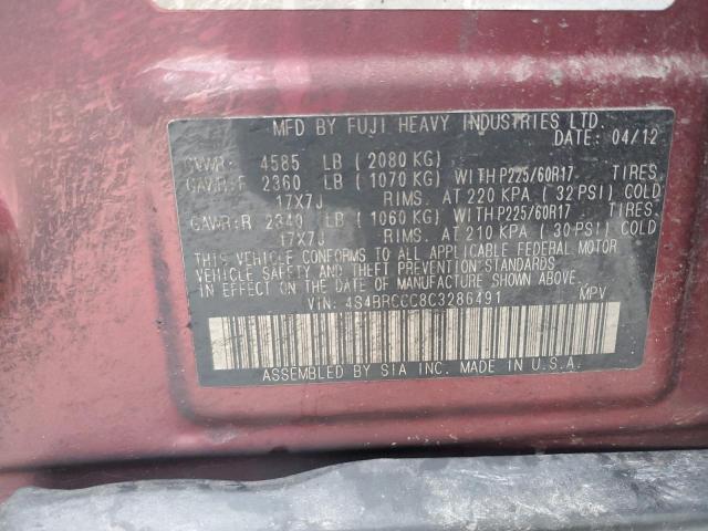 Photo 12 VIN: 4S4BRCCC8C3286491 - SUBARU OUTBACK 2. 