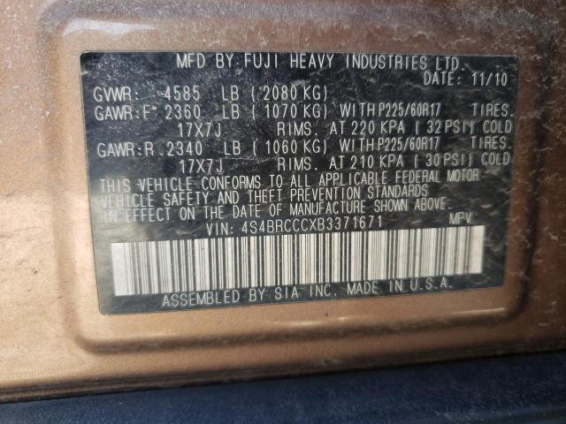 Photo 12 VIN: 4S4BRCCCXB3371671 - SUBARU OUTBACK 