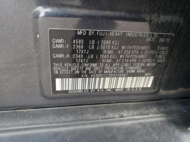 Photo 11 VIN: 4S4BRCCCXD3230067 - SUBARU OUTBACK 2. 