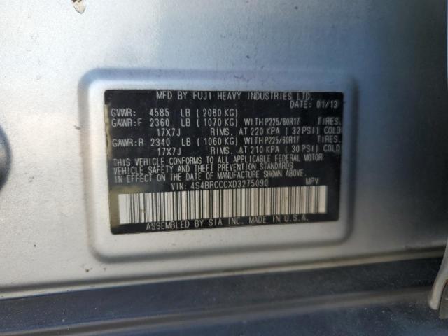 Photo 12 VIN: 4S4BRCCCXD3275090 - SUBARU OUTBACK 