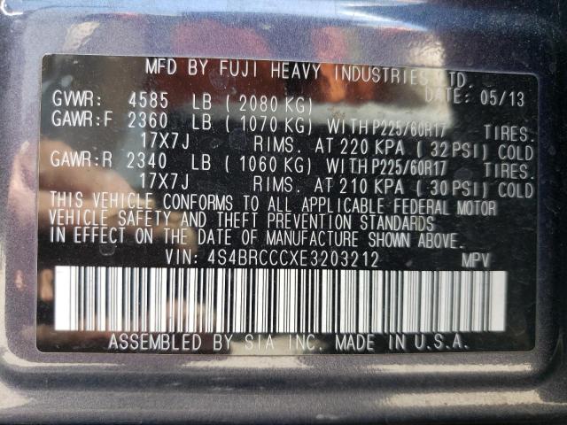 Photo 12 VIN: 4S4BRCCCXE3203212 - SUBARU OUTBACK 