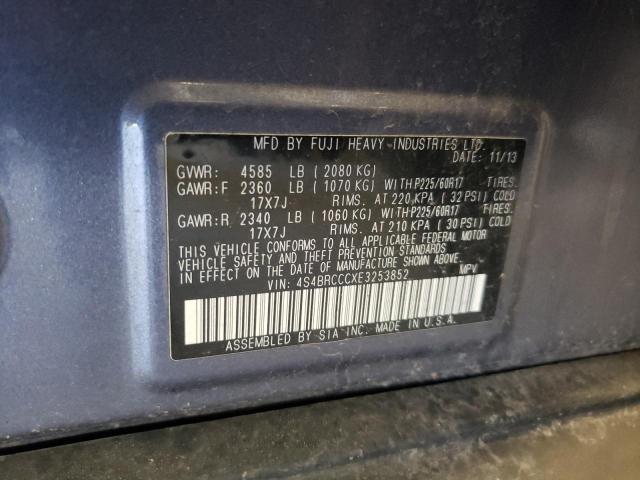 Photo 12 VIN: 4S4BRCCCXE3253852 - SUBARU OUTBACK 