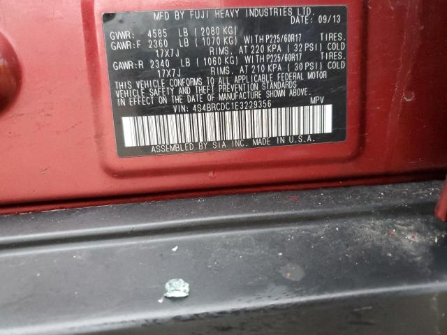 Photo 11 VIN: 4S4BRCDC1E3229356 - SUBARU OUTBACK 2. 