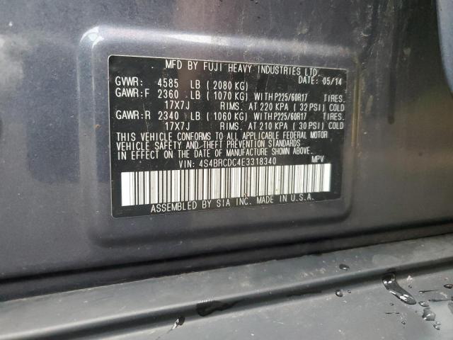 Photo 12 VIN: 4S4BRCDC4E3318340 - SUBARU OUTBACK 2. 