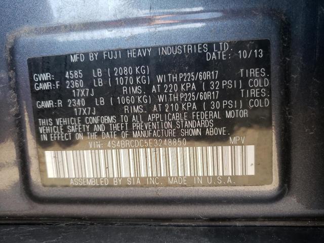 Photo 11 VIN: 4S4BRCDC5E3248850 - SUBARU OUTBACK 2. 