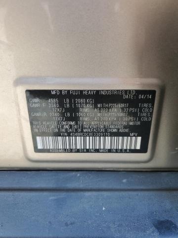 Photo 12 VIN: 4S4BRCDC8E3309110 - SUBARU OUTBACK 2. 