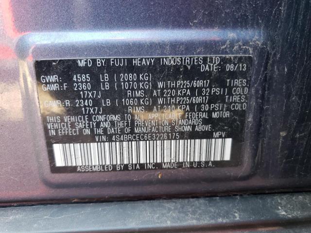 Photo 11 VIN: 4S4BRCEC6E3226175 - SUBARU OUTBACK 