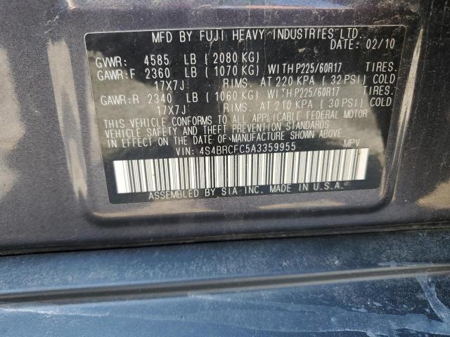 Photo 11 VIN: 4S4BRCFC5A3359955 - SUBARU OUTBACK 2. 