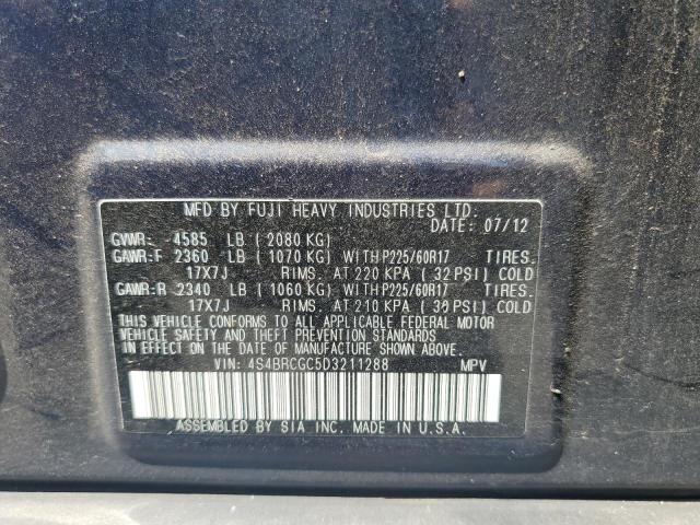 Photo 12 VIN: 4S4BRCGC5D3211288 - SUBARU OUTBACK 