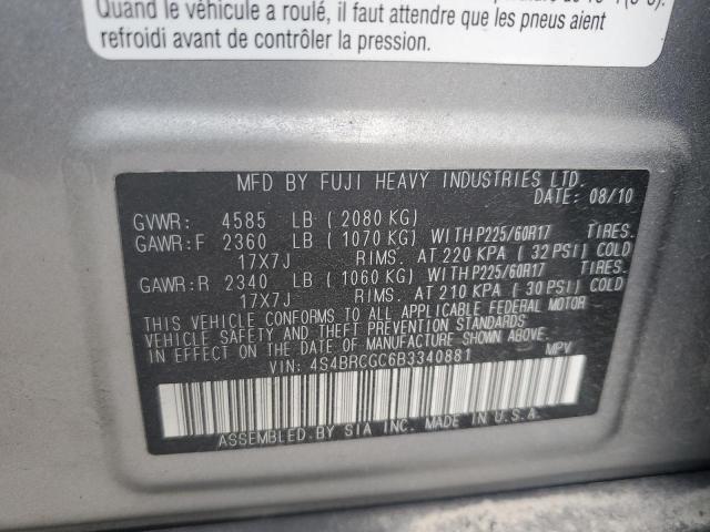 Photo 11 VIN: 4S4BRCGC6B3340881 - SUBARU OUTBACK 2. 