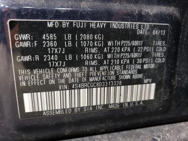 Photo 11 VIN: 4S4BRCGC8D3313328 - SUBARU OUTBACK 