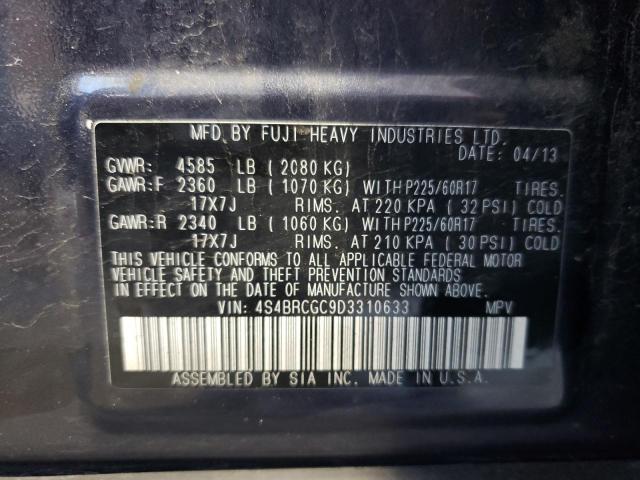 Photo 12 VIN: 4S4BRCGC9D3310633 - SUBARU OUTBACK 