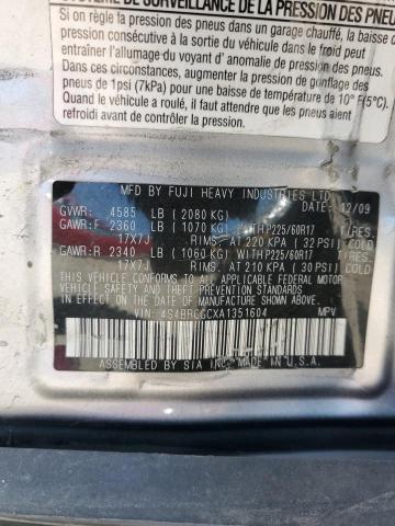 Photo 12 VIN: 4S4BRCGCXA1351604 - SUBARU OUTBACK 2. 