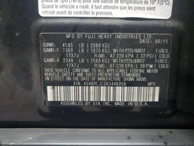 Photo 11 VIN: 4S4BRCJC0B3446056 - SUBARU OUTBACK 2. 