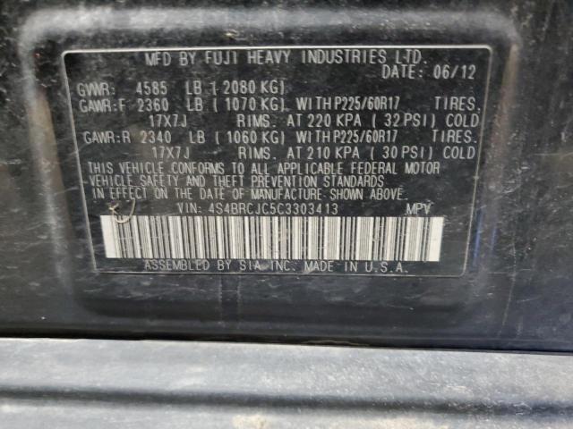 Photo 12 VIN: 4S4BRCJC5C3303413 - SUBARU OUTBACK 