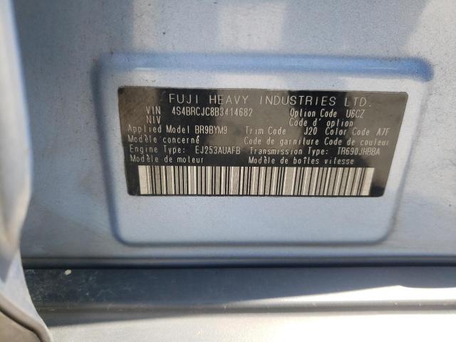 Photo 9 VIN: 4S4BRCJC8B3414682 - SUBARU OUTBACK 