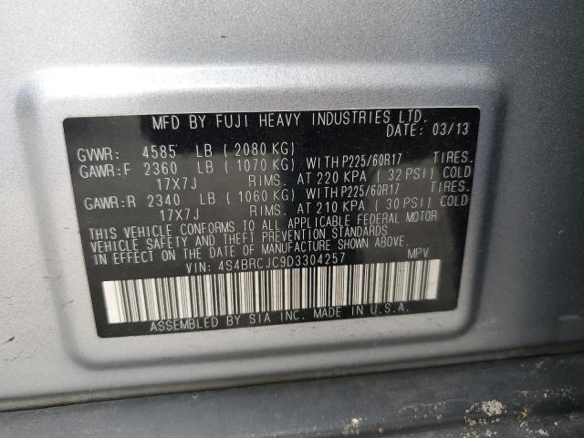 Photo 12 VIN: 4S4BRCJC9D3304257 - SUBARU OUTBACK 2. 