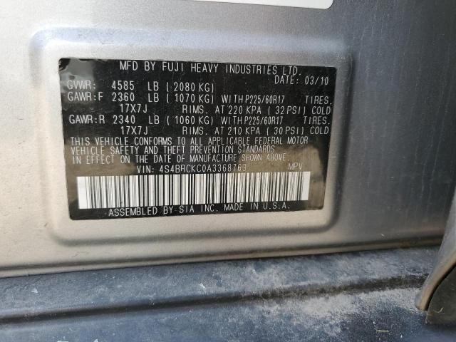 Photo 13 VIN: 4S4BRCKC0A3368763 - SUBARU OUTBACK 