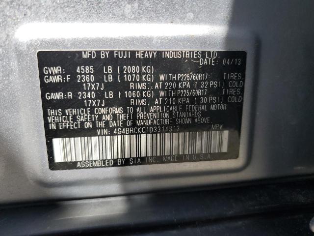 Photo 12 VIN: 4S4BRCKC1D3314313 - SUBARU OUTBACK 