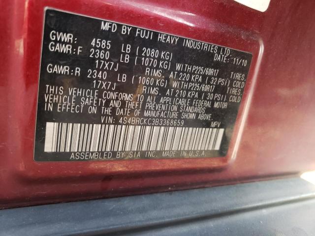 Photo 9 VIN: 4S4BRCKC3B3368659 - SUBARU OUTBACK 2. 