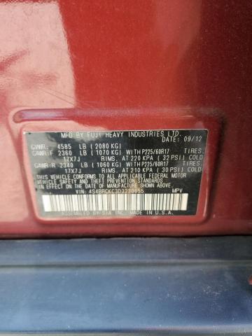 Photo 11 VIN: 4S4BRCKC3D3230655 - SUBARU OUTBACK 