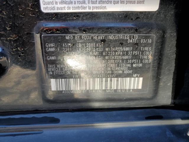 Photo 11 VIN: 4S4BRCKC4A3374677 - SUBARU OUTBACK 