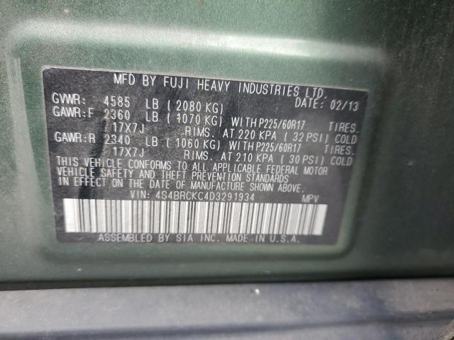 Photo 12 VIN: 4S4BRCKC4D3291934 - SUBARU OUTBACK 