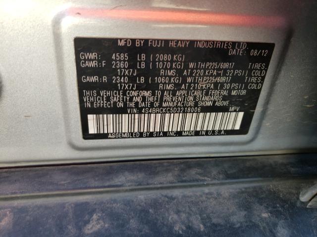 Photo 9 VIN: 4S4BRCKC5D3218006 - SUBARU OUTBACK 2. 