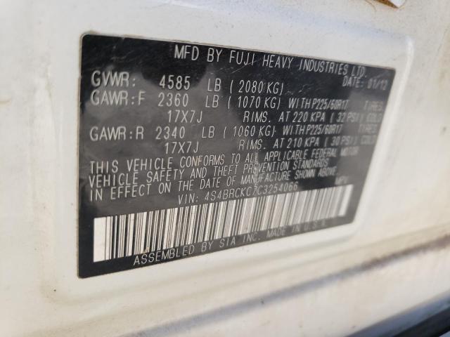 Photo 12 VIN: 4S4BRCKC7C3254066 - SUBARU OUTBACK 