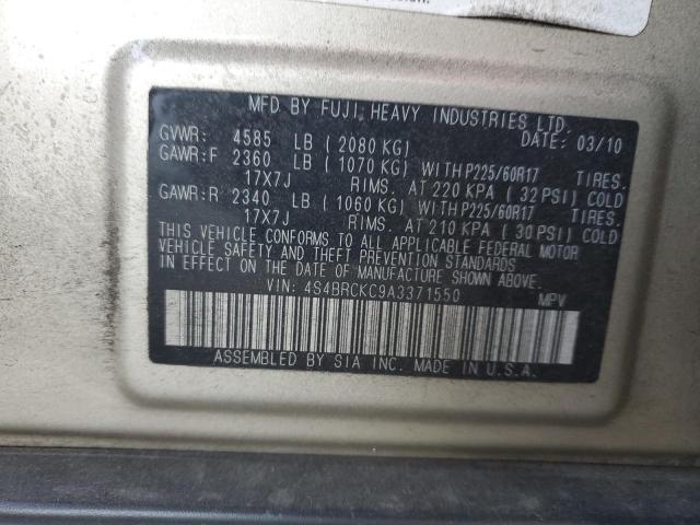 Photo 12 VIN: 4S4BRCKC9A3371550 - SUBARU OUTBACK 2. 