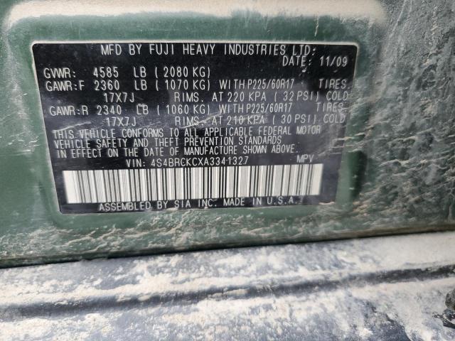 Photo 12 VIN: 4S4BRCKCXA3341327 - SUBARU OUTBACK 