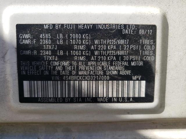 Photo 13 VIN: 4S4BRCKCXD3217000 - SUBARU OUTBACK 