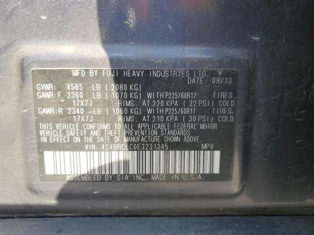 Photo 13 VIN: 4S4BRCLC0E3231245 - SUBARU OUTBACK 2. 