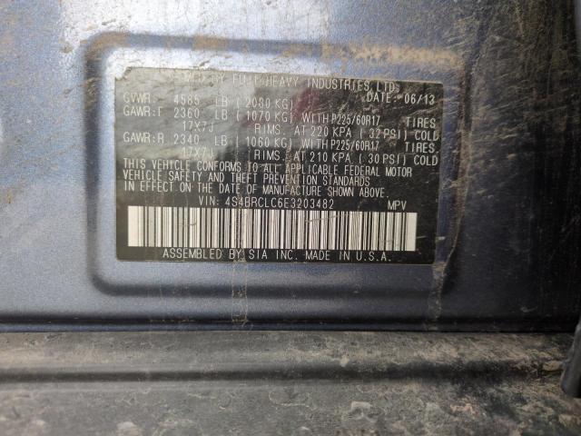 Photo 12 VIN: 4S4BRCLC6E3203482 - SUBARU OUTBACK 2. 