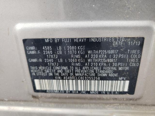 Photo 11 VIN: 4S4BRCLC8E3255258 - SUBARU OUTBACK 