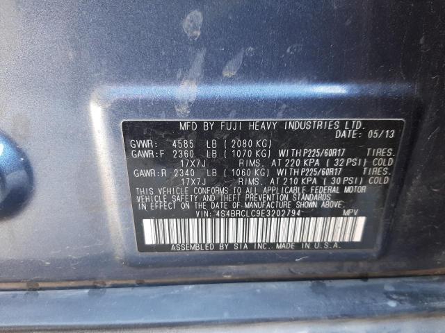 Photo 11 VIN: 4S4BRCLC9E3202794 - SUBARU OUTBACK 