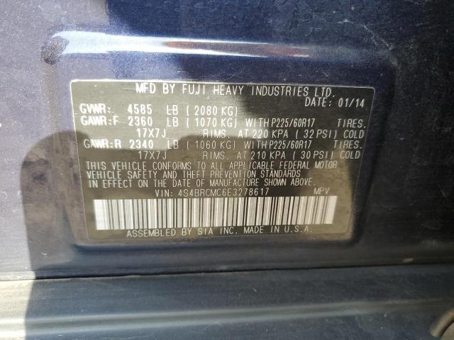 Photo 12 VIN: 4S4BRCMC6E3278617 - SUBARU OUTBACK 2. 