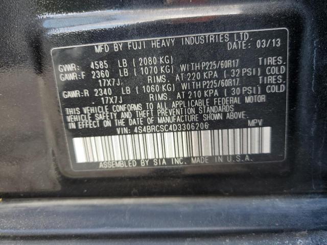 Photo 11 VIN: 4S4BRCSC4D3306206 - SUBARU OUTBACK 