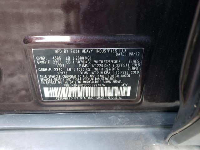 Photo 9 VIN: 4S4BRCSC5D3227076 - SUBARU OUTBACK 2. 