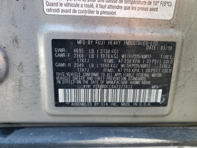 Photo 9 VIN: 4S4BRDCC6A2372813 - SUBARU OUTBACK 3. 