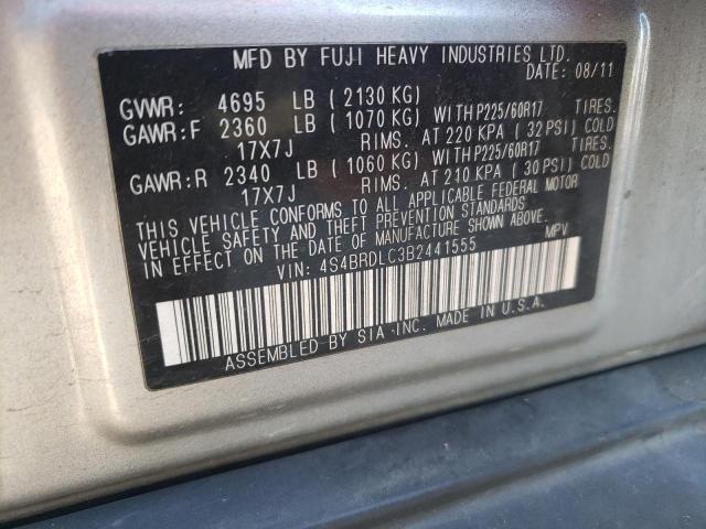 Photo 11 VIN: 4S4BRDLC3B2441555 - SUBARU OUTBACK 