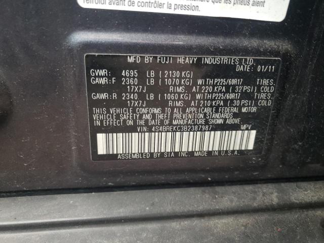 Photo 12 VIN: 4S4BREKC3B2387987 - SUBARU OUTBACK 