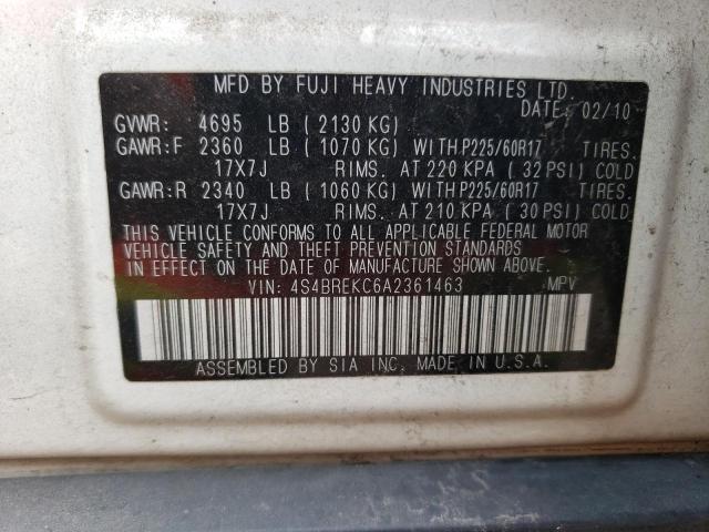 Photo 11 VIN: 4S4BREKC6A2361463 - SUBARU OUTBACK 