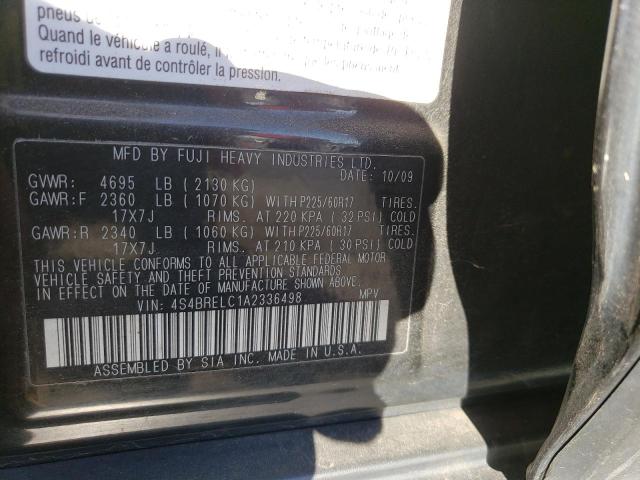 Photo 12 VIN: 4S4BRELC1A2336498 - SUBARU LEGACY 